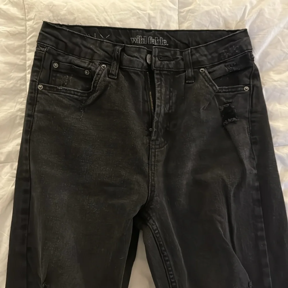 Soft black denim
